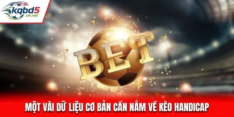 Một vài dữ liệu cơ bản cần nắm về kèo handicap