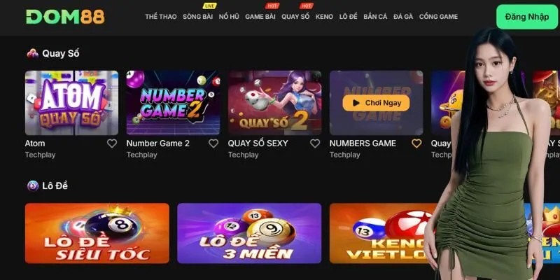Những sản phẩm cược ngay tại nhà cái uy tín Dom88