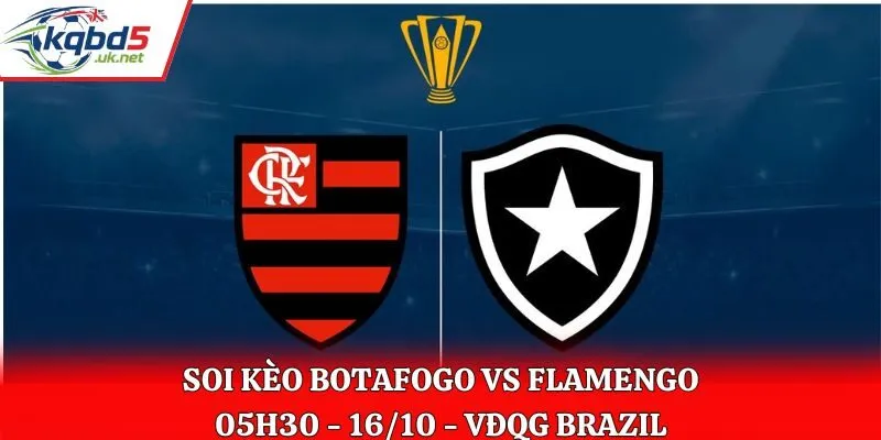 Soi Kèo Botafogo vs Flamengo: 05h30 - 16/10 - VĐQG Brazil